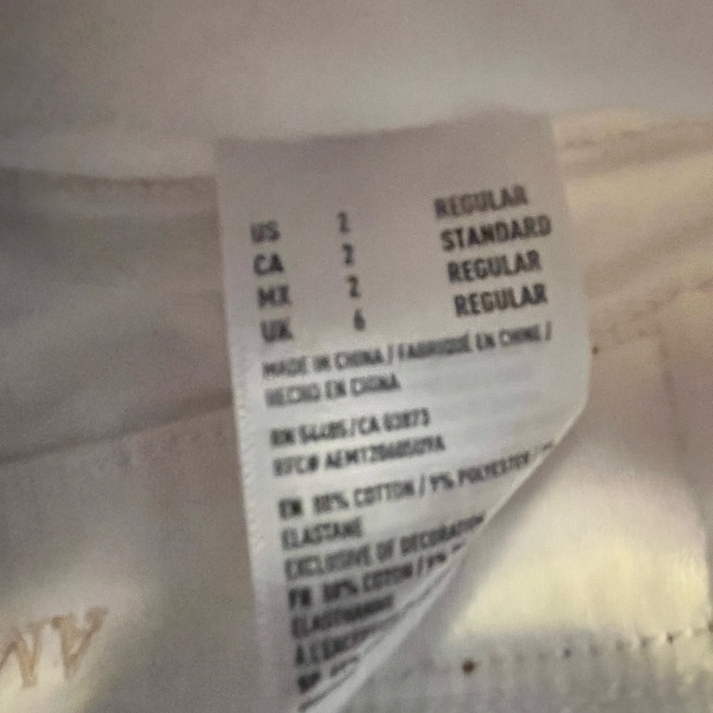 Never worn